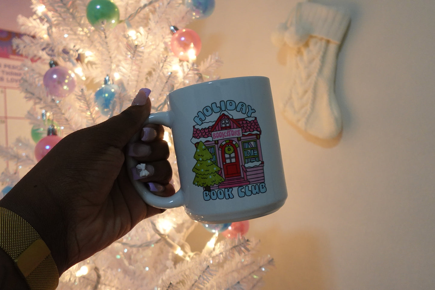 Holiday Bookish Mug