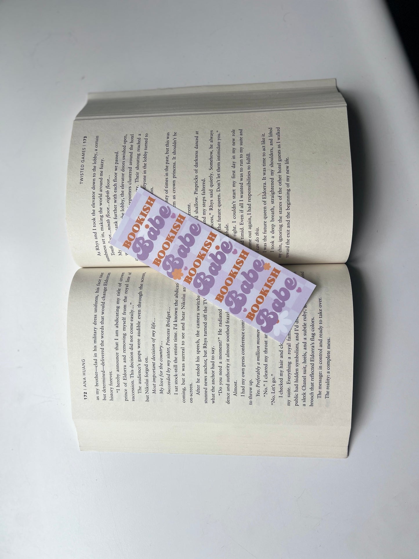 " Bookish Babe" Bookmark