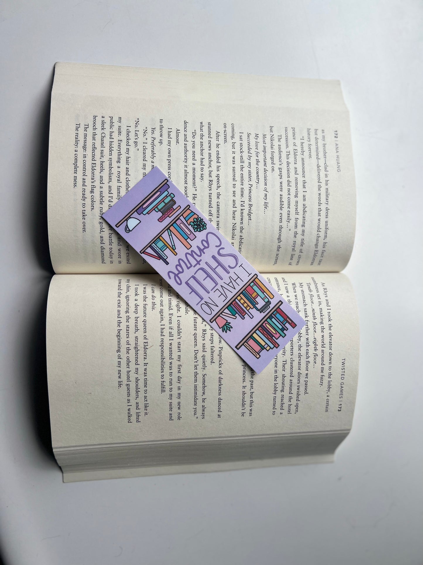 "No Shelf Control" Bookmark