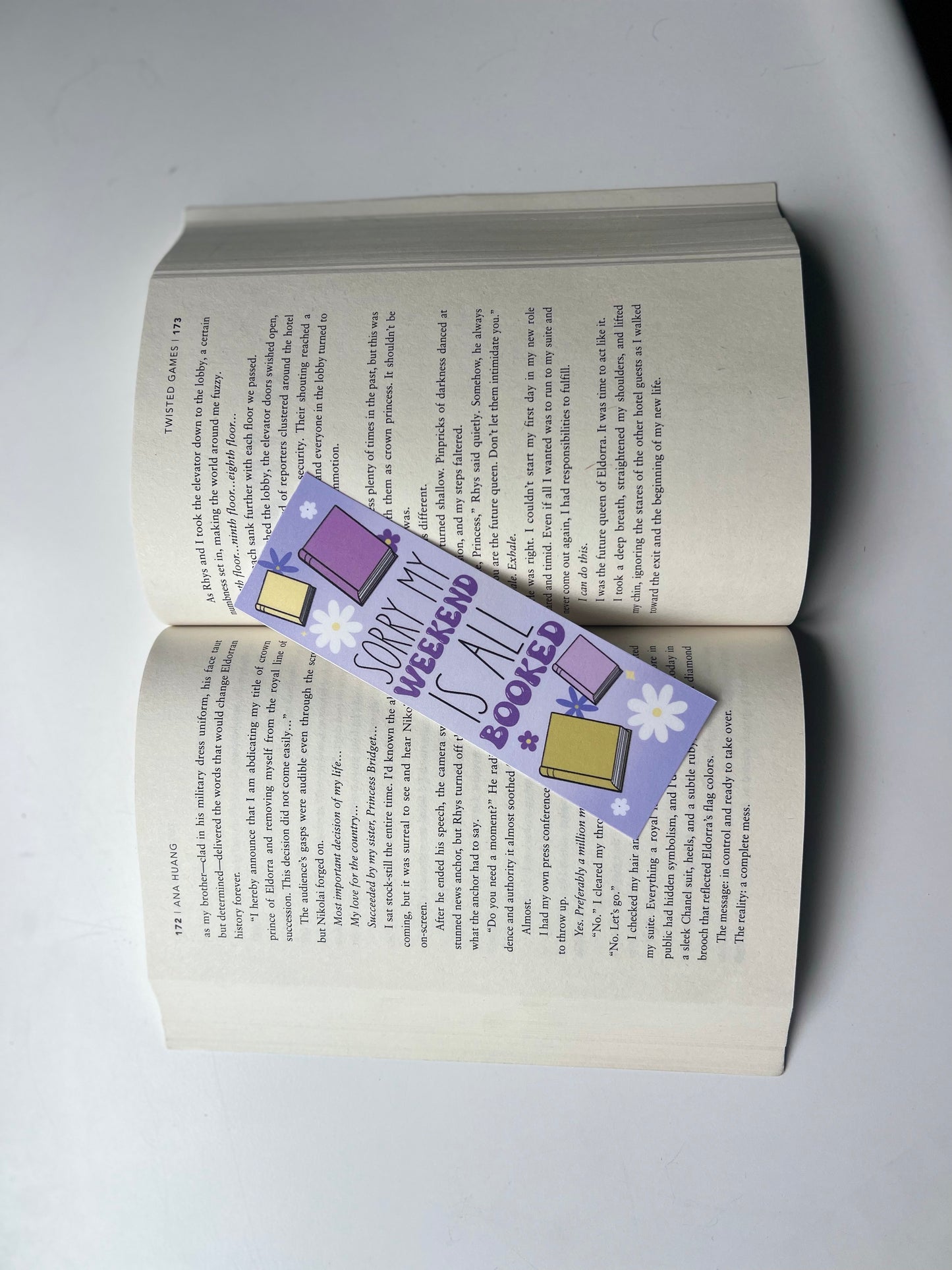 " I'm All Booked" Bookmark